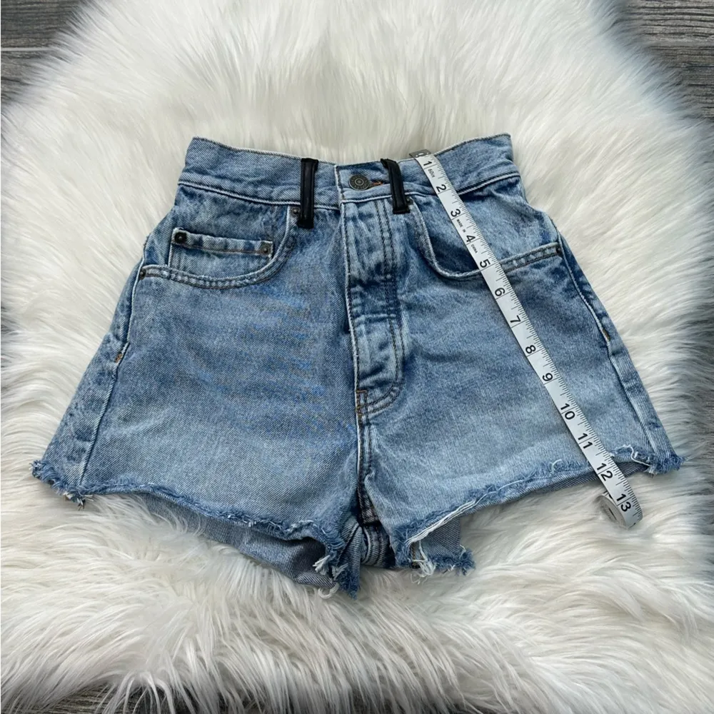 The Kooples High Rise Denim Shorts - Image 7