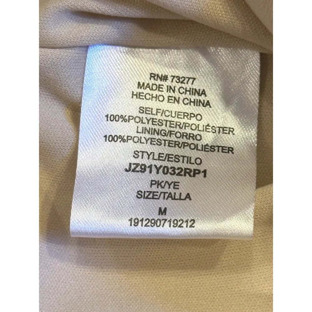 Candie’s Juniors Medium Pink Yellow & Crème Striped Jumpsuit - Image 14