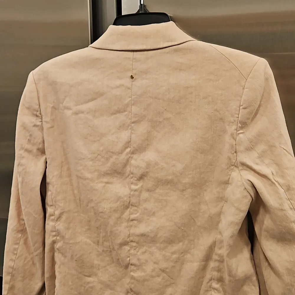 Cuyana 💕💕 Linen Blend Blazer ~ Cream Small - Image 4