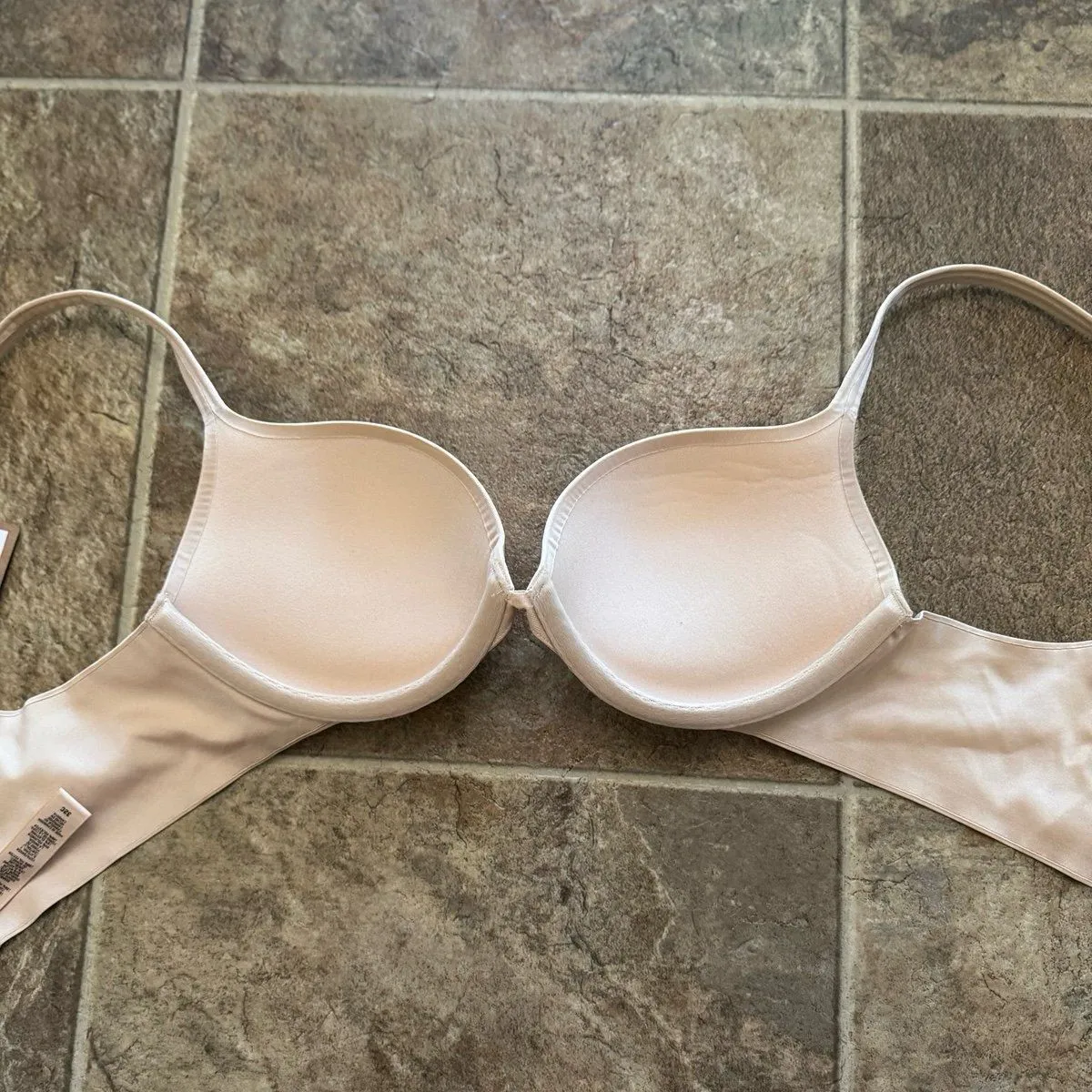 Skims Ultimate Pushup Plunge Bra Sand Size 32C - Image 8