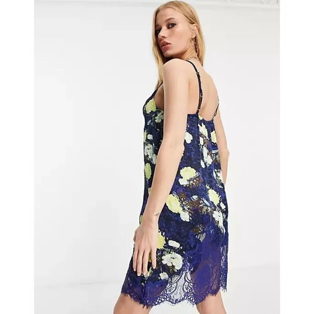 ✨Free People Intimately Sunfade Floral Slip Dress Medium Night Combo✨ - Image 2
