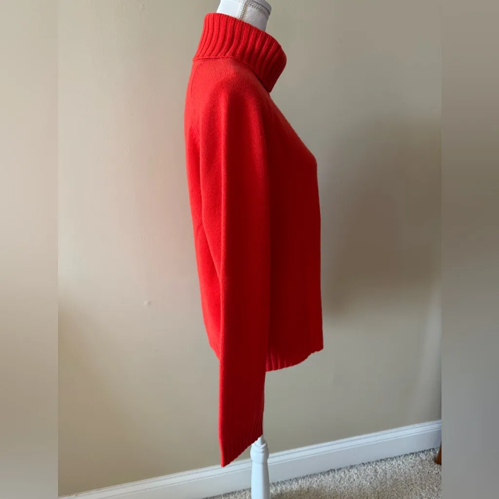 Tory Burch 100% Cashmere Turtleneck Sweater in Red - Image 5