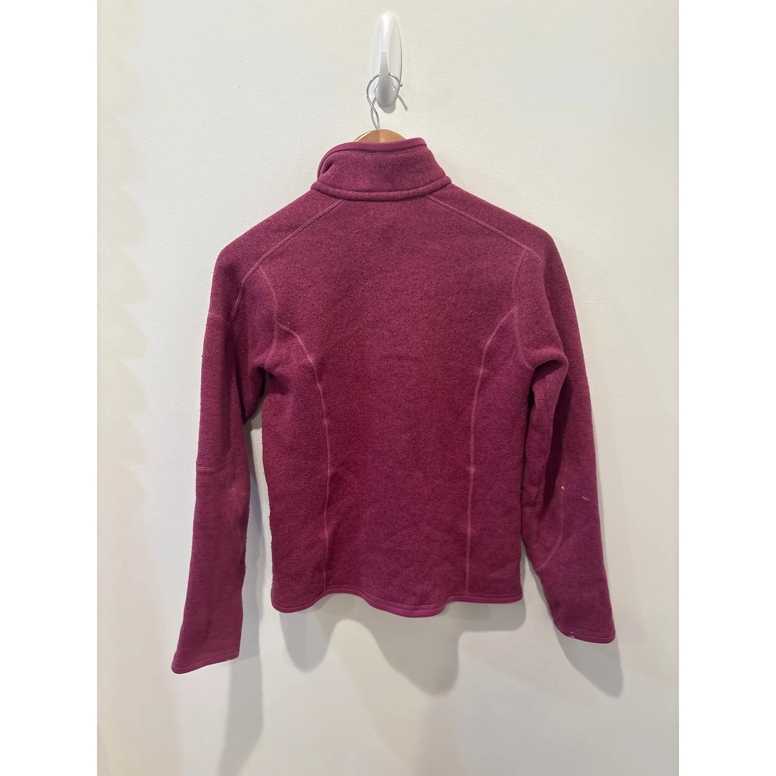 Patagonia Better Sweater Fleece  Jacket Magenta Women's Size S Quarter Zip - Image 4