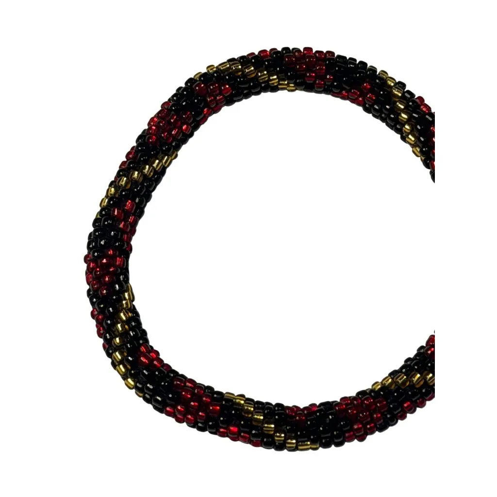 Sashka Bracelet Handmade Bohemian Chic Crochet Beaded Roll - Image 2