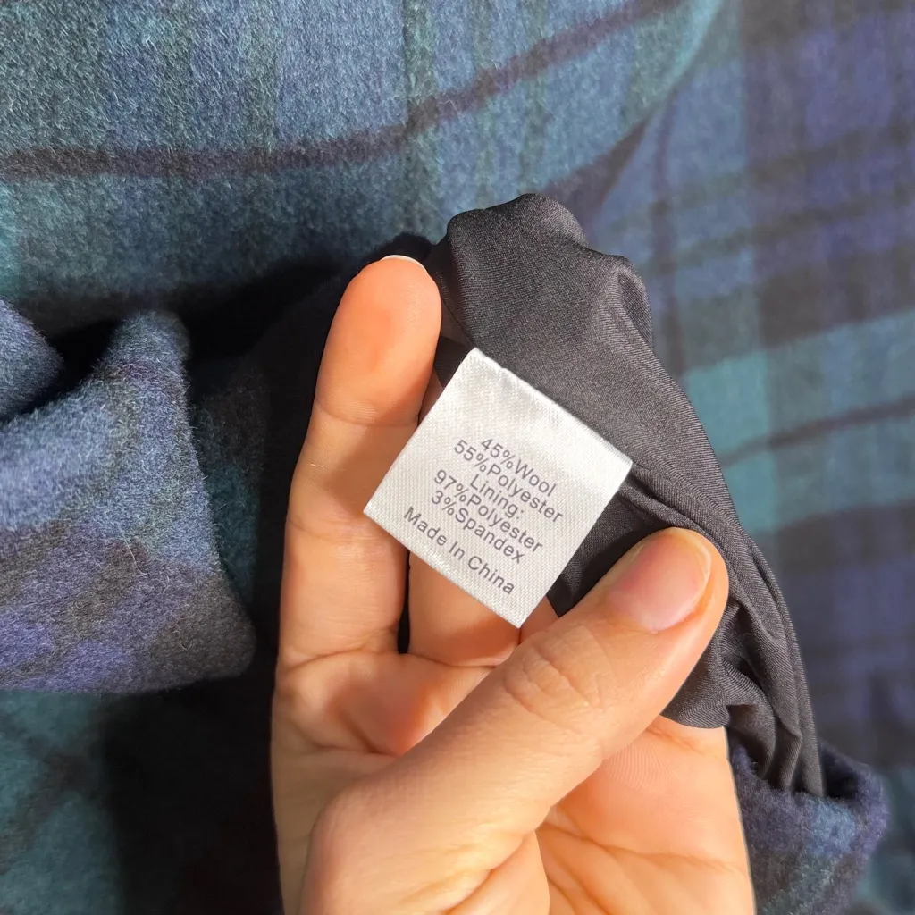 Tuckernuck Blackwatch Daphne Plaid Bow Neck Wool Dress - Image 7