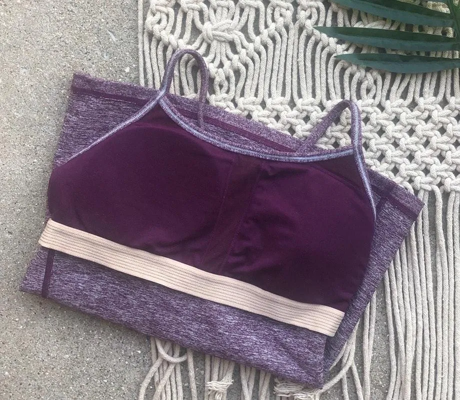 Lulu Heathered Plum Tank Top - Image 6