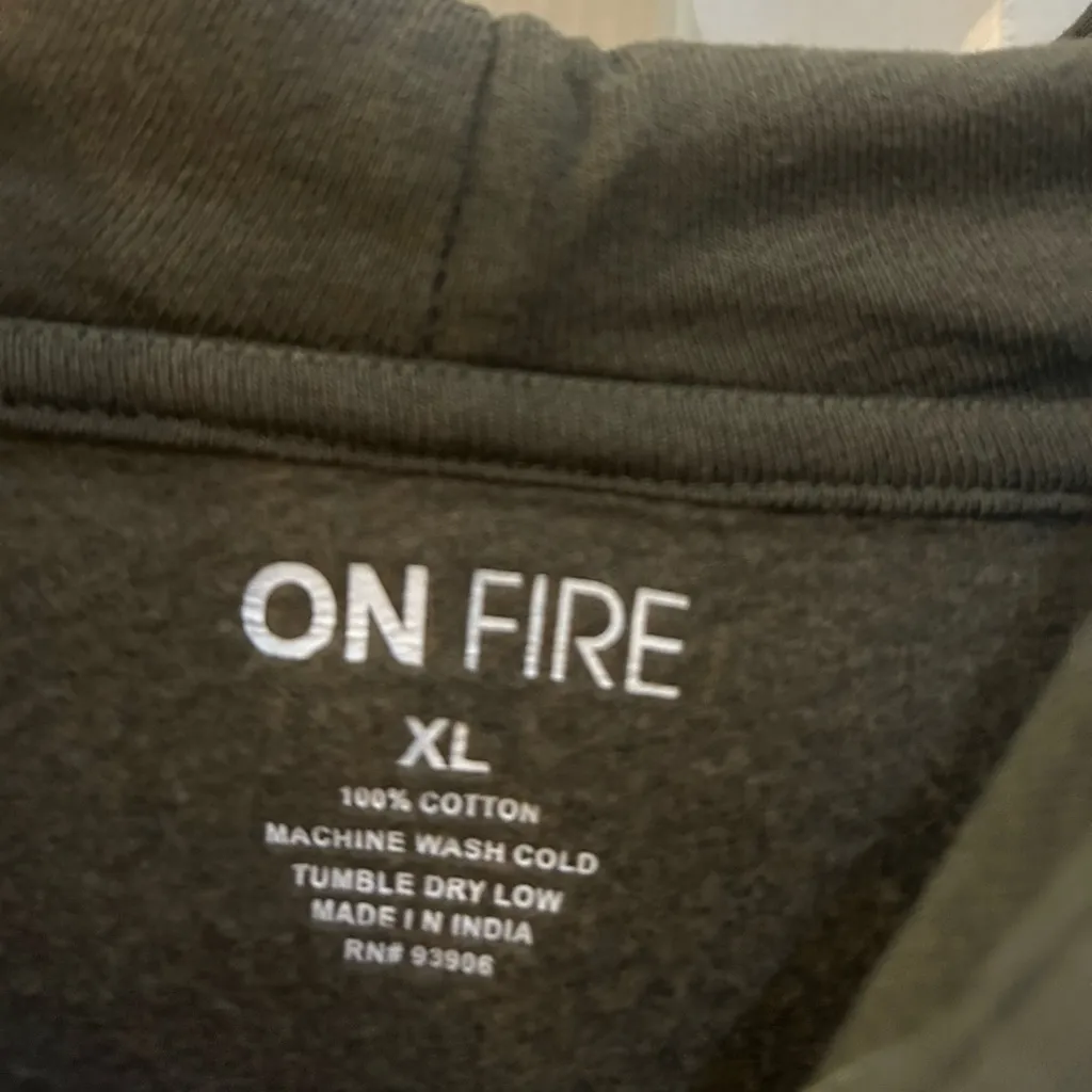 ON Fire Green Brooklyn New York Sweatshirt - Image 5