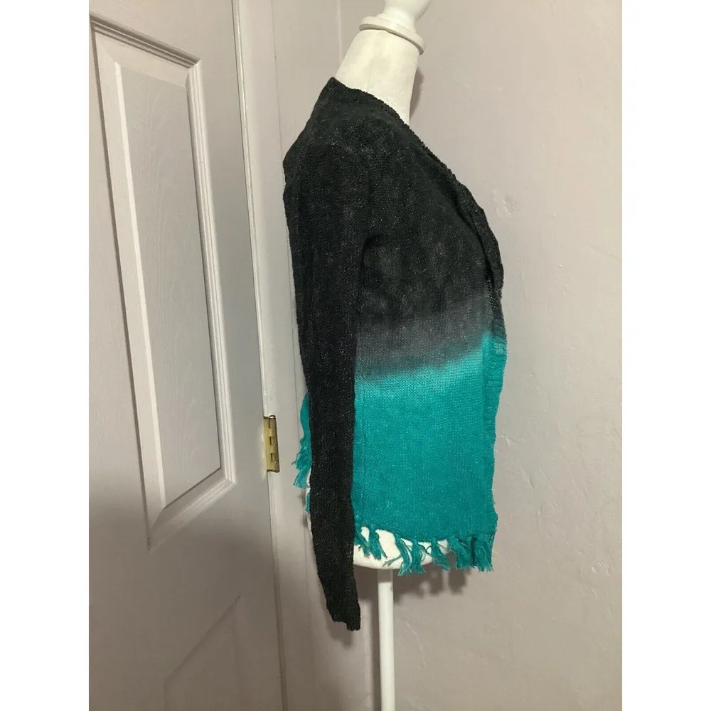 Young Fabulous & Broke Ombré Open Front Knit Cardigan Cotton Blend - Image 2