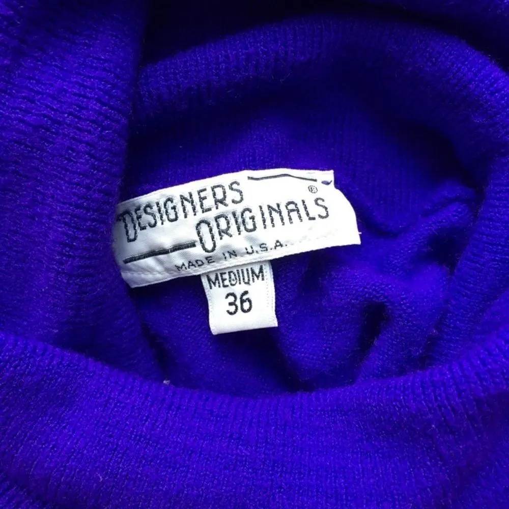 Designers Originals SZ S vintage sweater Purple - Image 3