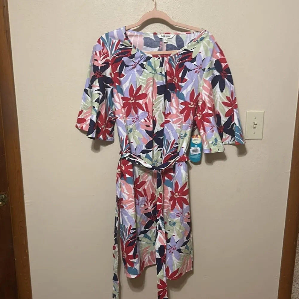 The Pioneer Woman Scoop Neck Bell Sleeve Dress NWT‎ Purple Size XXL - Image 4