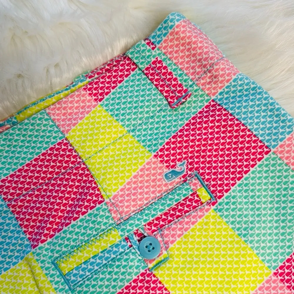 Vineyard Vines  Colorful Patchwork Shorts - Image 5