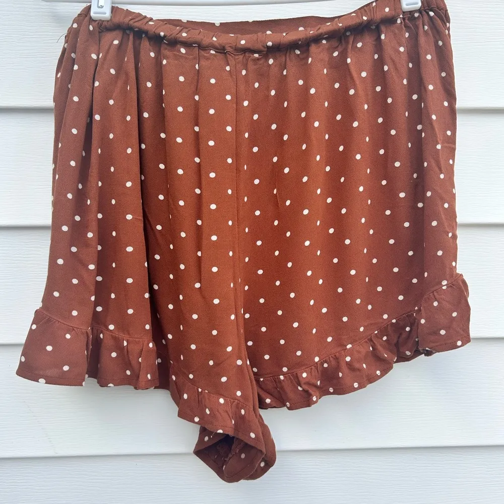 American Eagle Outfitters Brown High Waist Shorts - Image 4