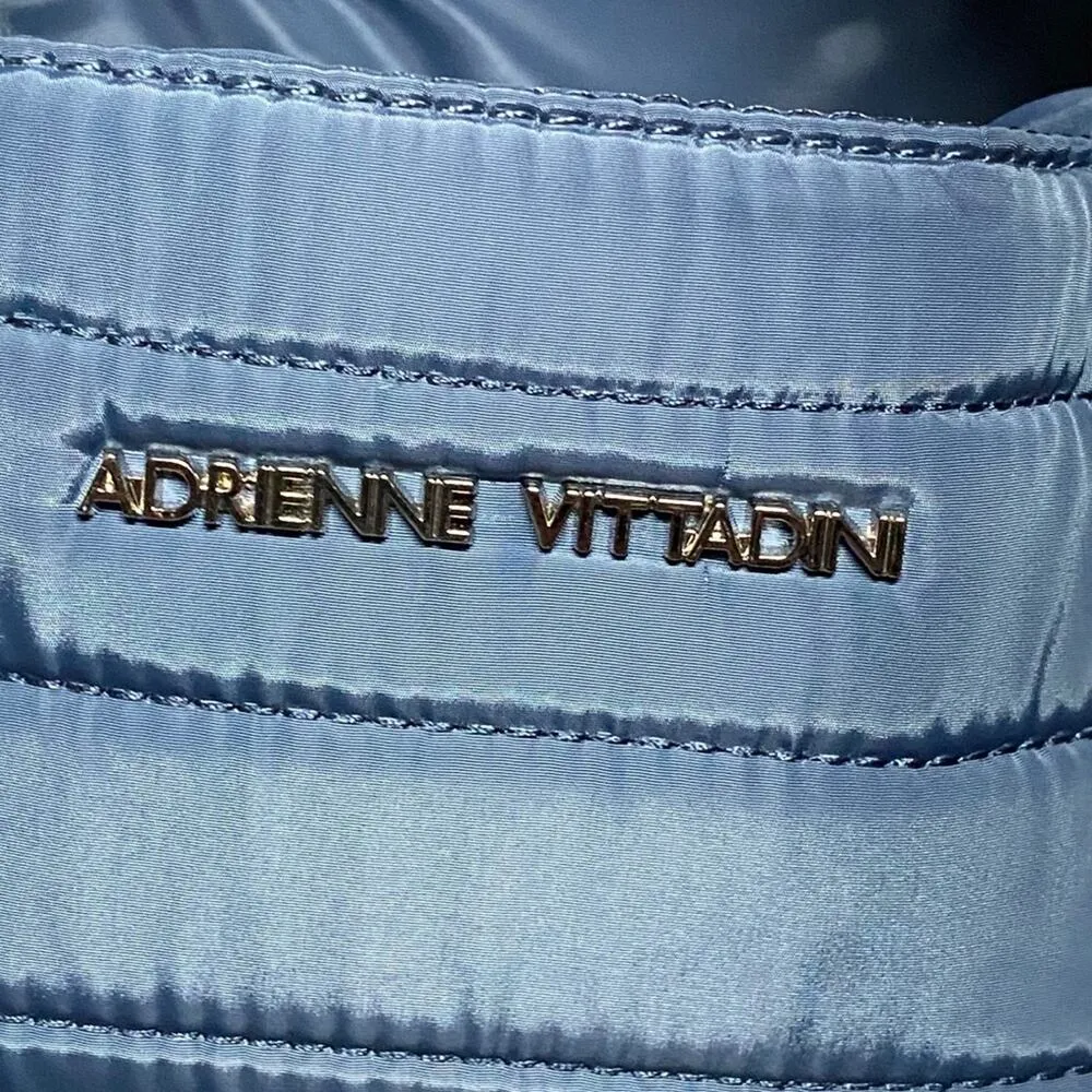 Adrienne Vittadini Blue Canvas Sport Tote - Image 8