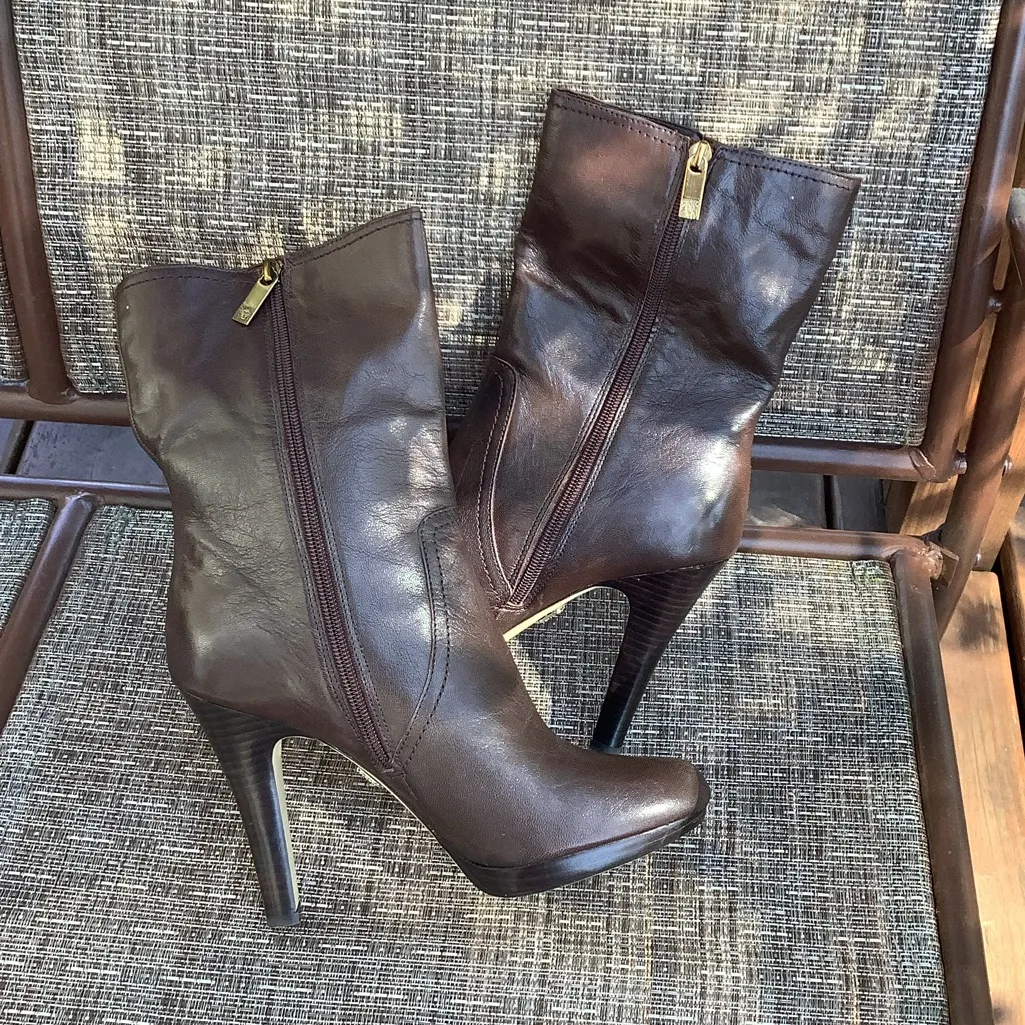 Anne Klein Stylish genuine leather boots 🌹 - Image 3