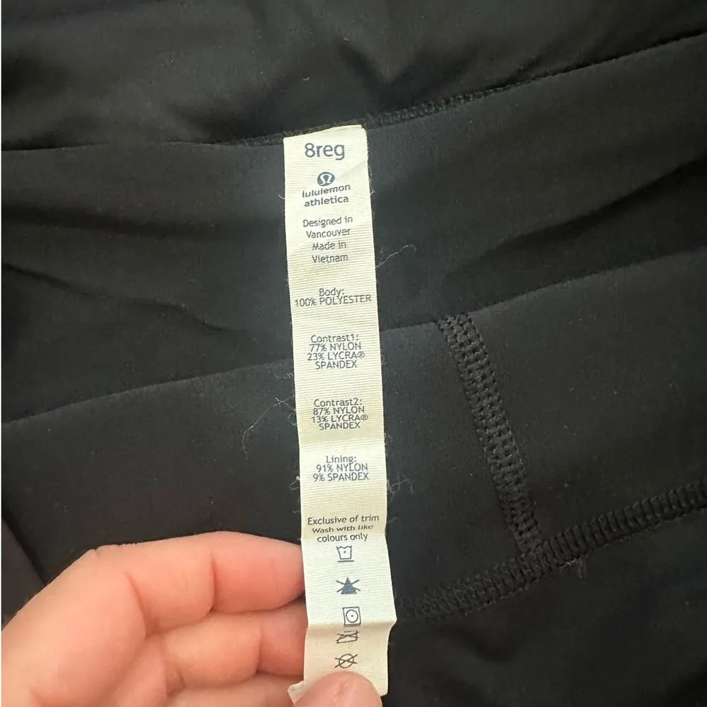 Lululemon Run Pace Setter Skirt 4-way Stretch Size 8 - Image 3