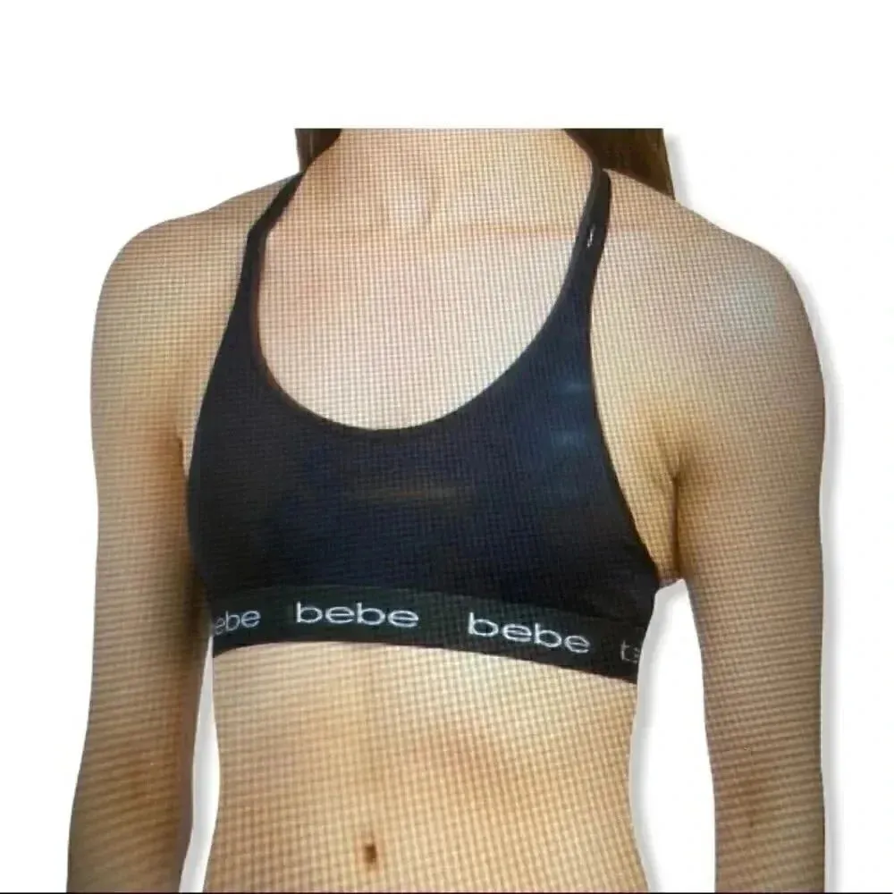 BEBE Cage Back Lounge Womens Bra (NWT) SZ L - Image 3
