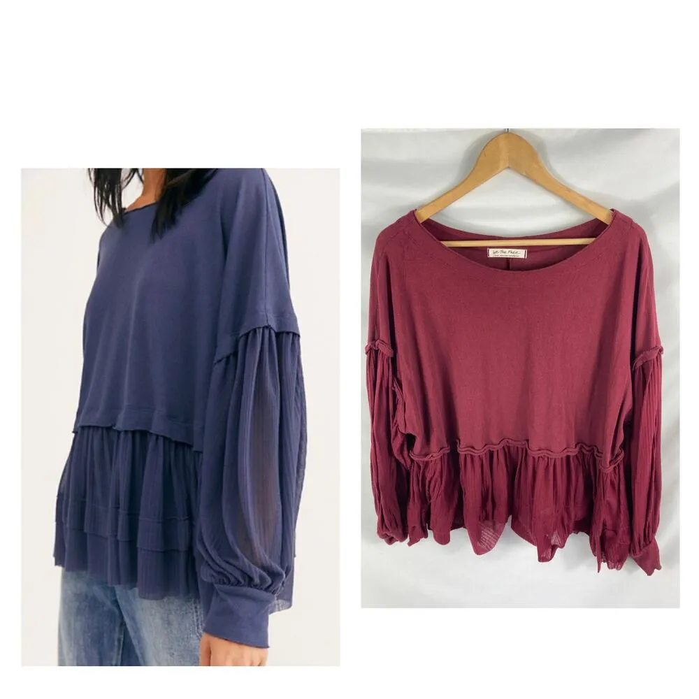 Free People Sierra Boho Flow Blouse Size Small - Image 6