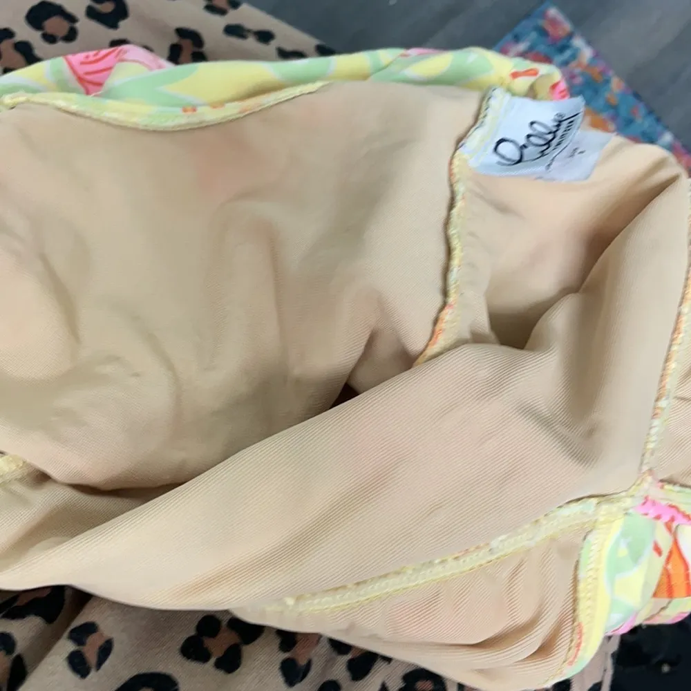 Lilly Pulitzer Sunrise Sandbar one piece yellow halter swimsuit - Image 8