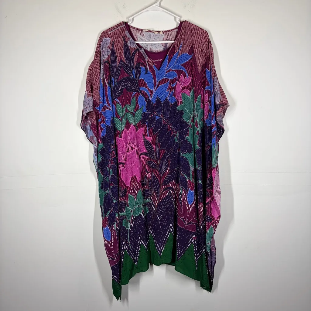 Soft Surroundings Adelaide Caftan Dress Size S/M - Image 3