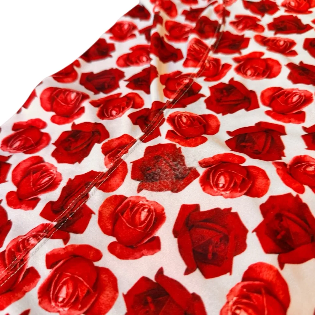 Koulius Zaard Rose Cycling Jersey Women’s M (?) Rare Vintage Floral Bike Top GUC Red Size M - Image 7