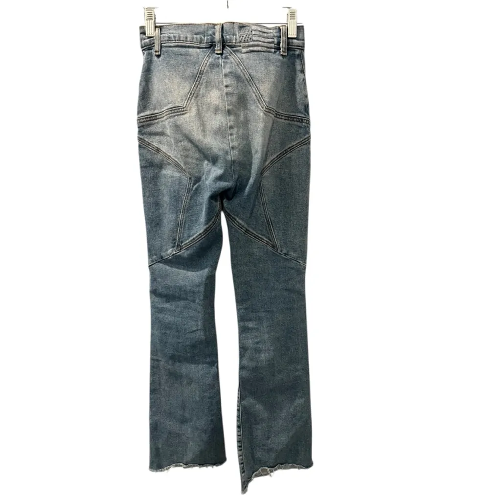 REVICE Venus Flare Jeans Star Butt Stretch Denim Blue Size 25 Casual - Image 5
