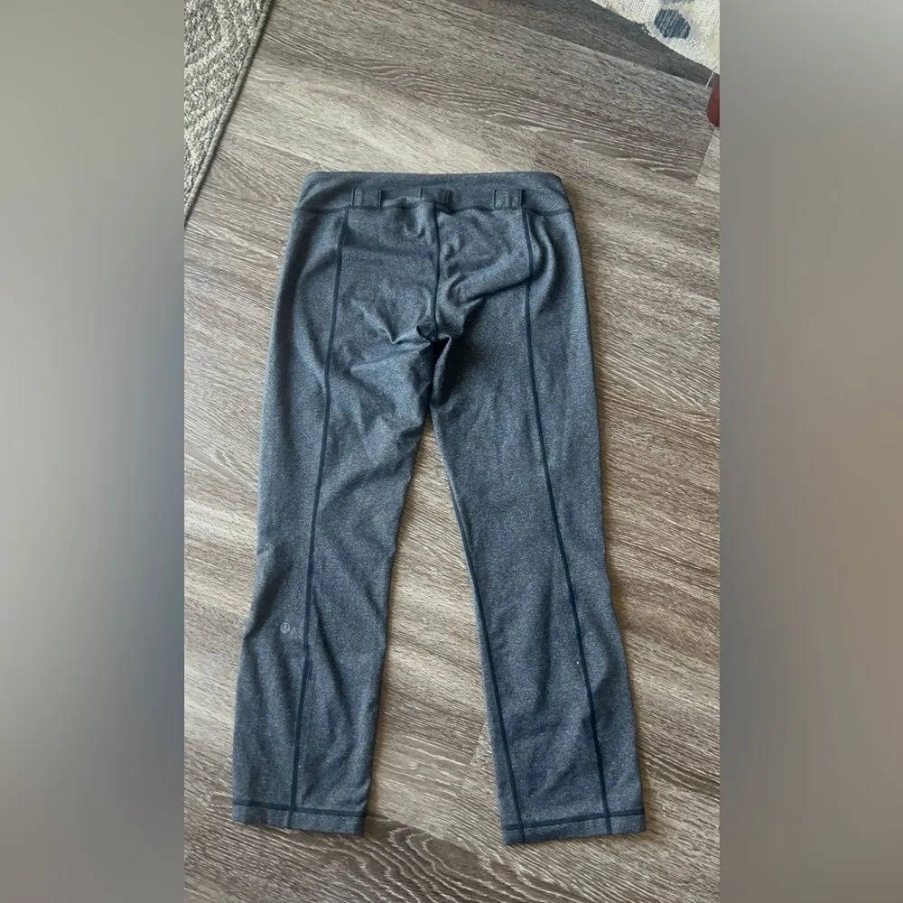 Lululemon Belt It Out Leggings Women Space Gray‎ Athleisure Rare High Rise 8 - Image 6