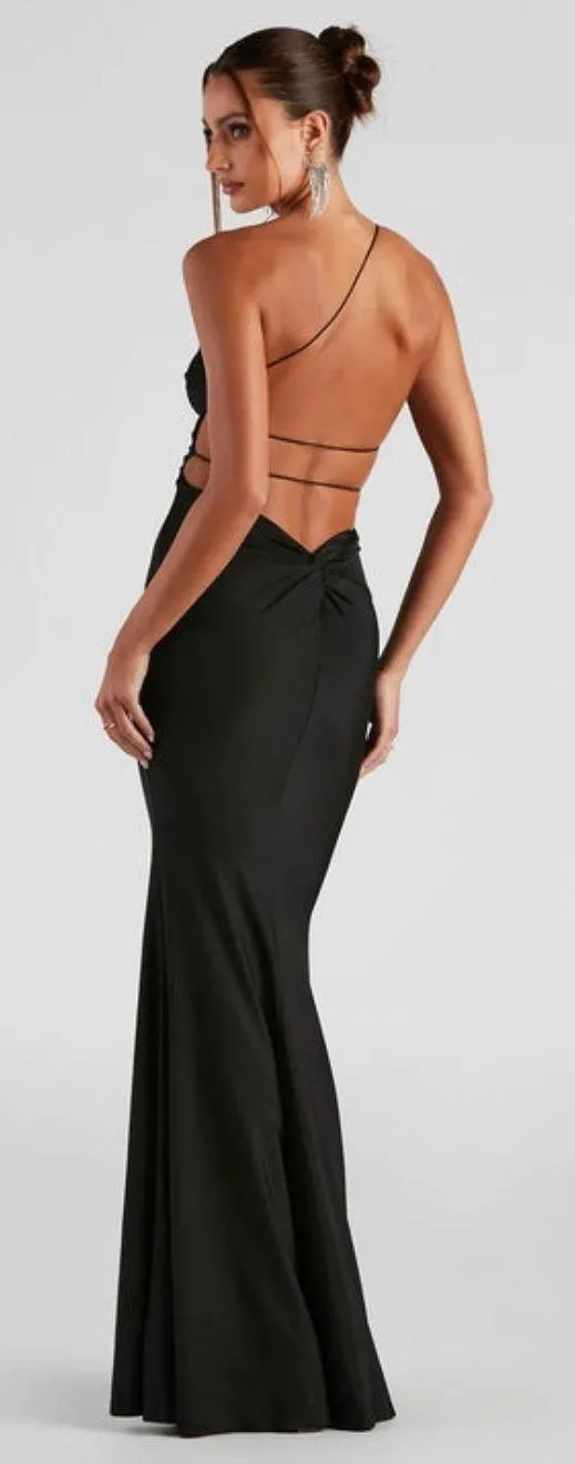 Brie Formal One-shoulder Mermaid Dress - Image 2