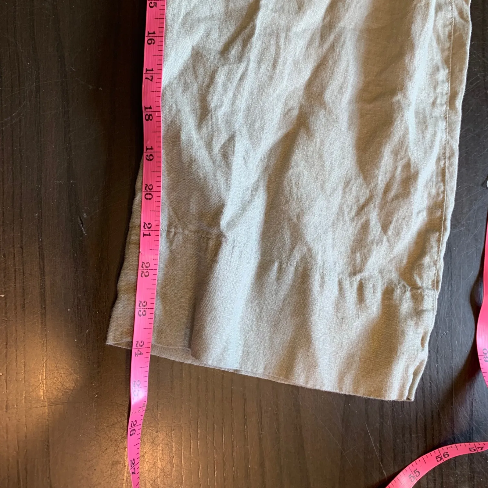 Everlane 100% Linen Jumpsuit Women 4 Green Belted Sleeveless Coastal Summer READ - Image 12