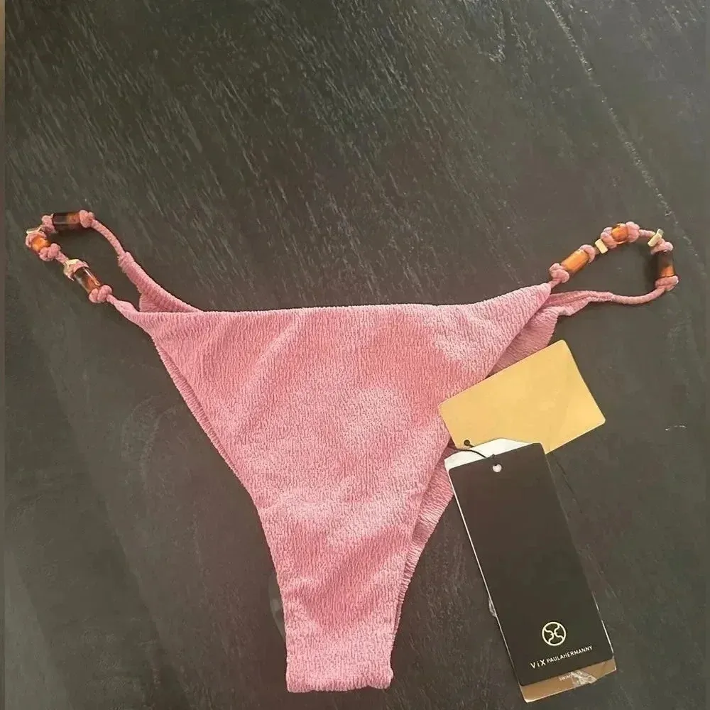 Revolve Vix‎ Paula Bikini Swim Bottom in Duchesse Sz L - Image 3