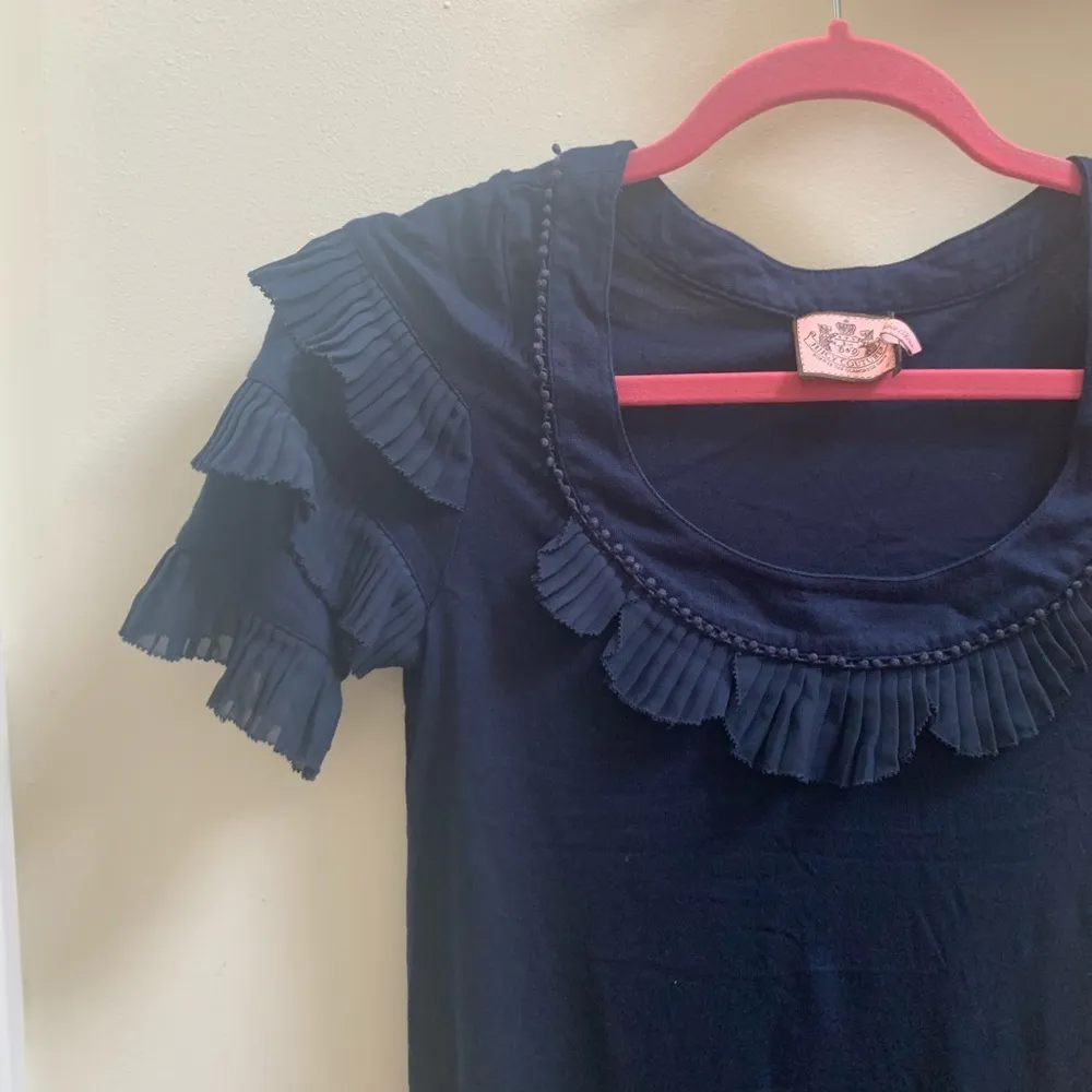 Juicy Couture | Chic Navy Blue Dress Small - Image 3