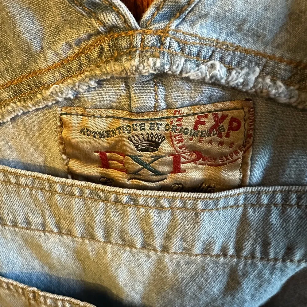 Express 90s vintage denim romper sz XS to sz 4 - Image 5