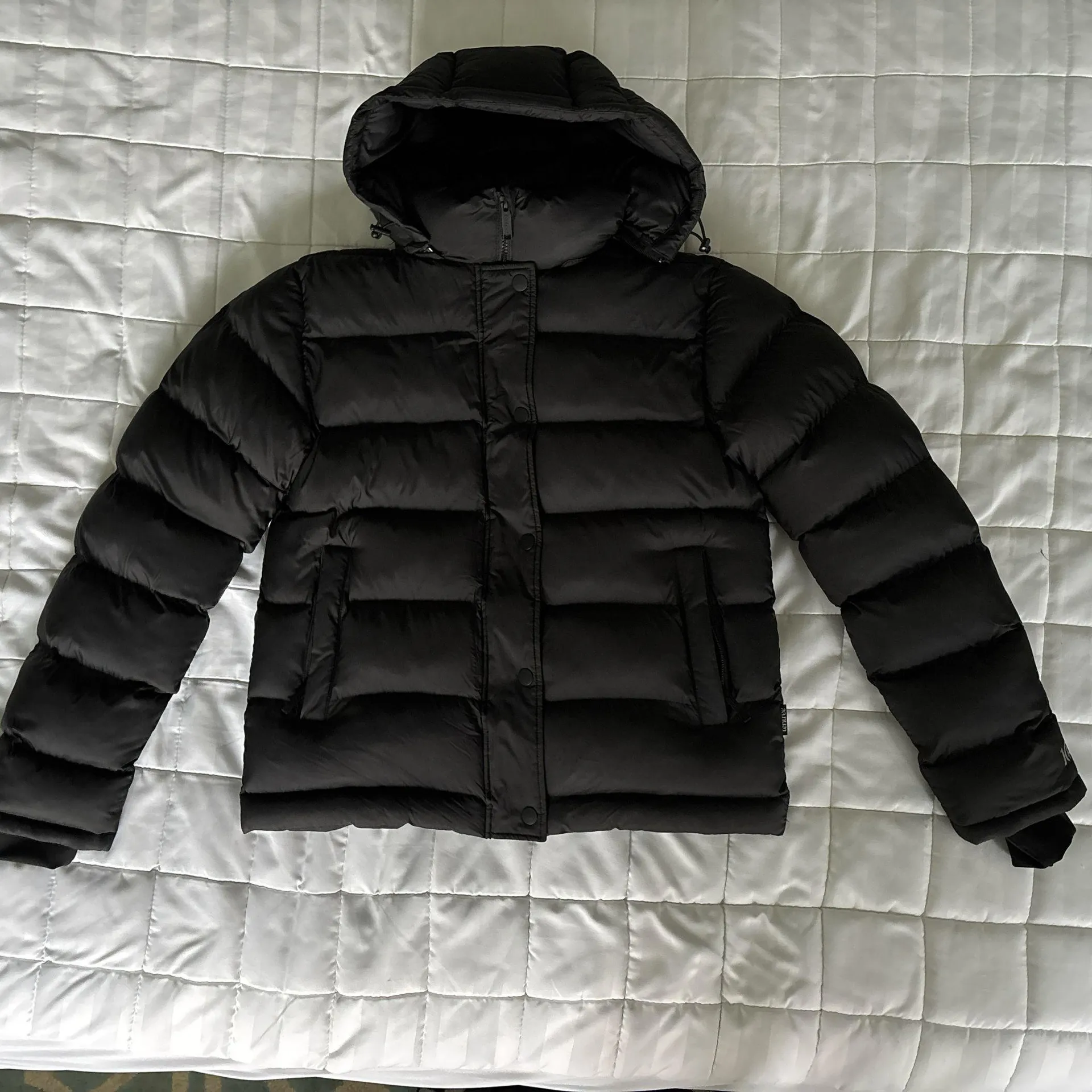 Black Puffer Coat - Image 4