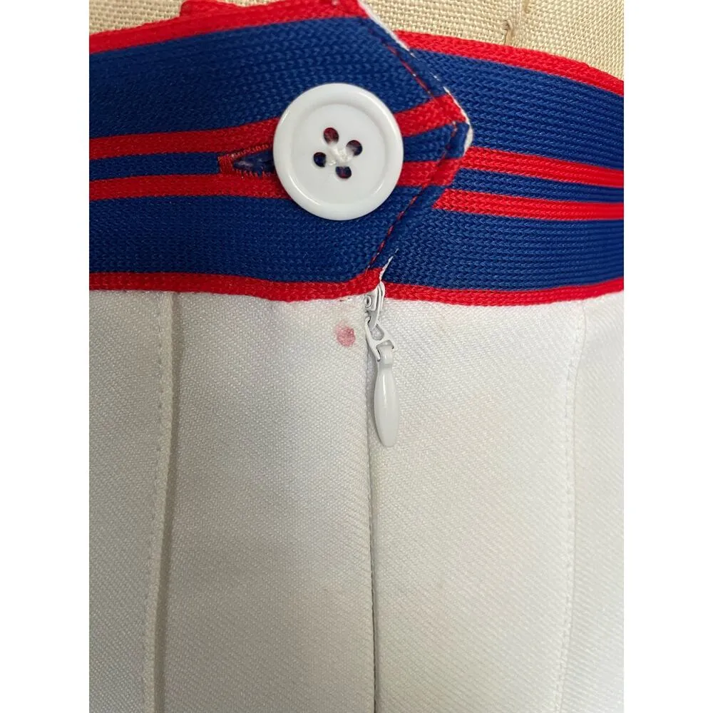 Vintage Prince Tennis Pickleball Skirt in Red/ White/ Blue Size Medium White - Image 3