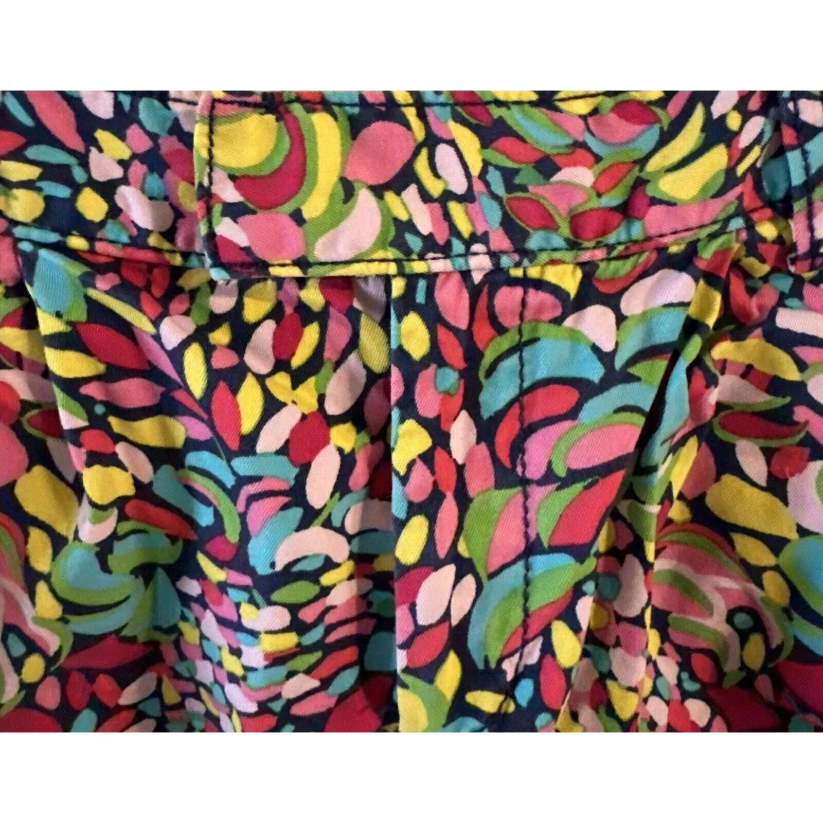 Lilly Pulitzer Side Tie Shorts Size 0 Flawed Summer Vacation Colorful‎ Beachy - Image 4