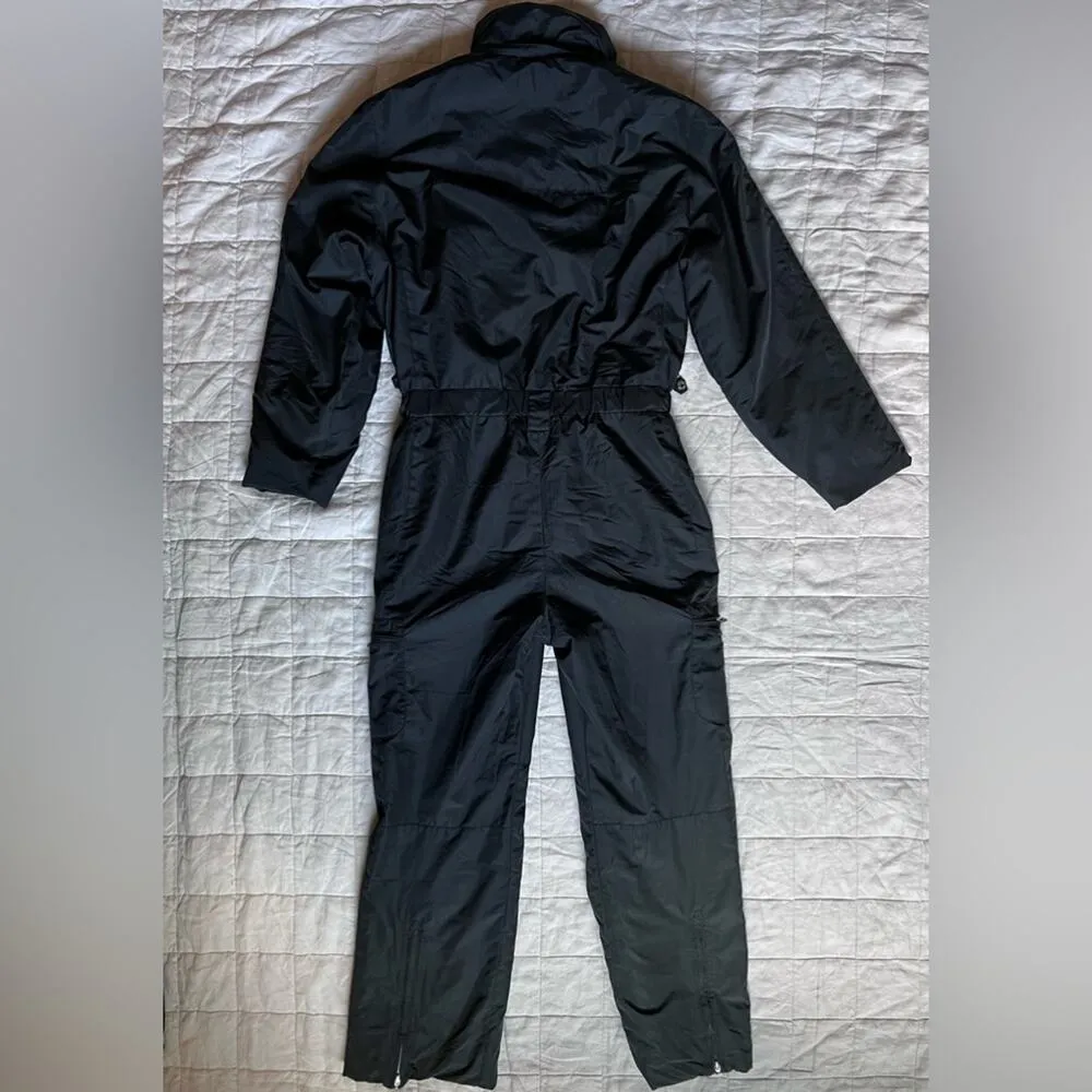 Vintage Fera Signatures Black Fair Isle Snowflake Embroidery Snow Jumpsuit - Image 8