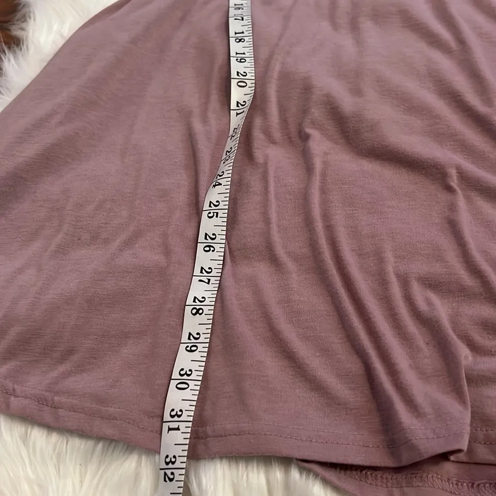 Just Be Dusty Rose Dress With Pockets Size Small - Image 5