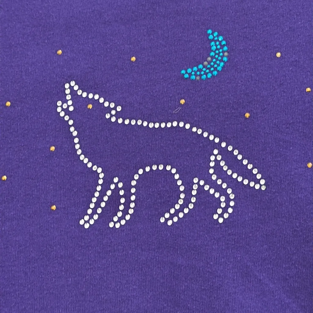 Vintage Cactus Bay Sweatshirt Purple Size M - Image 3