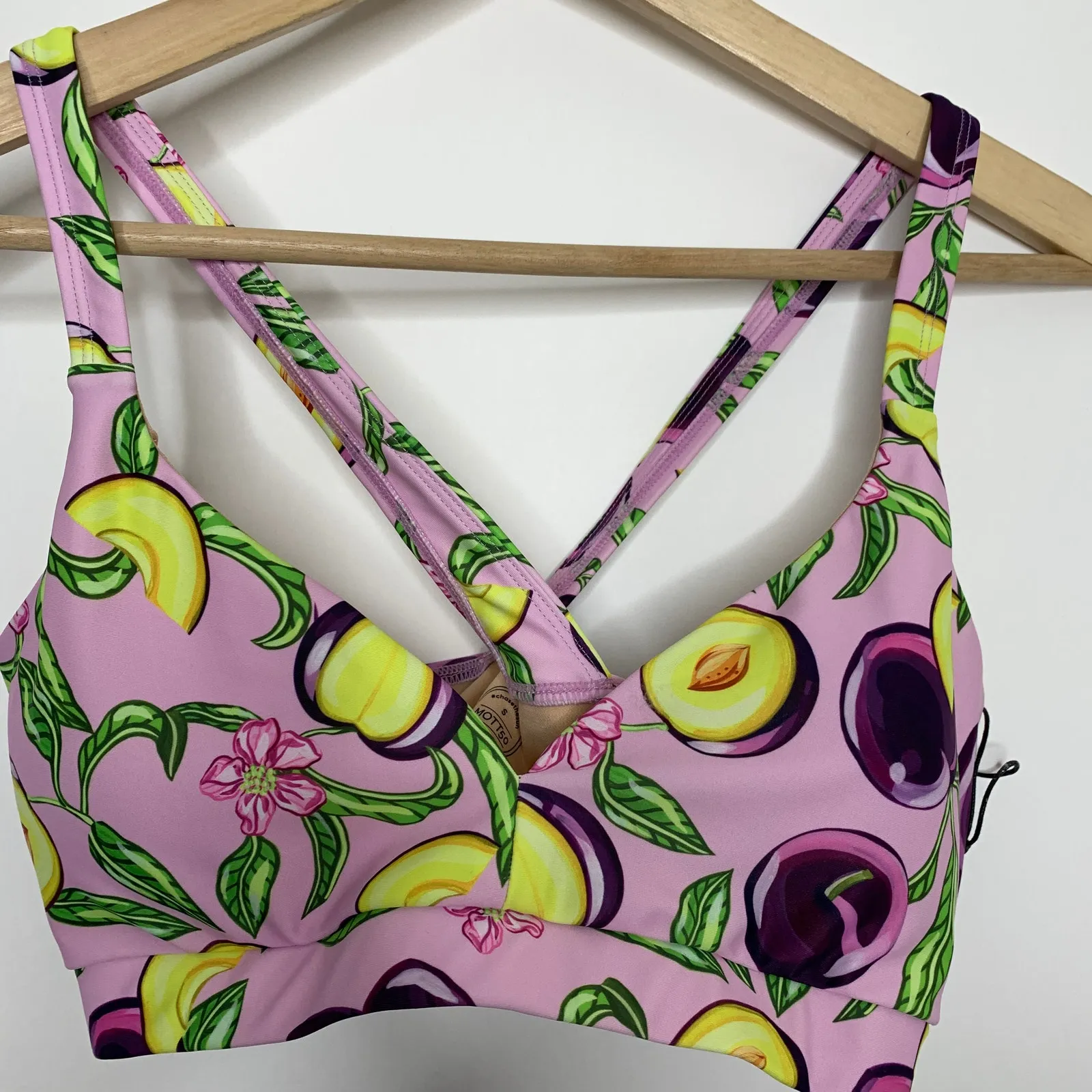 Mott50 Honey Plum Courtney Swim Bra Purple Small - Image 8