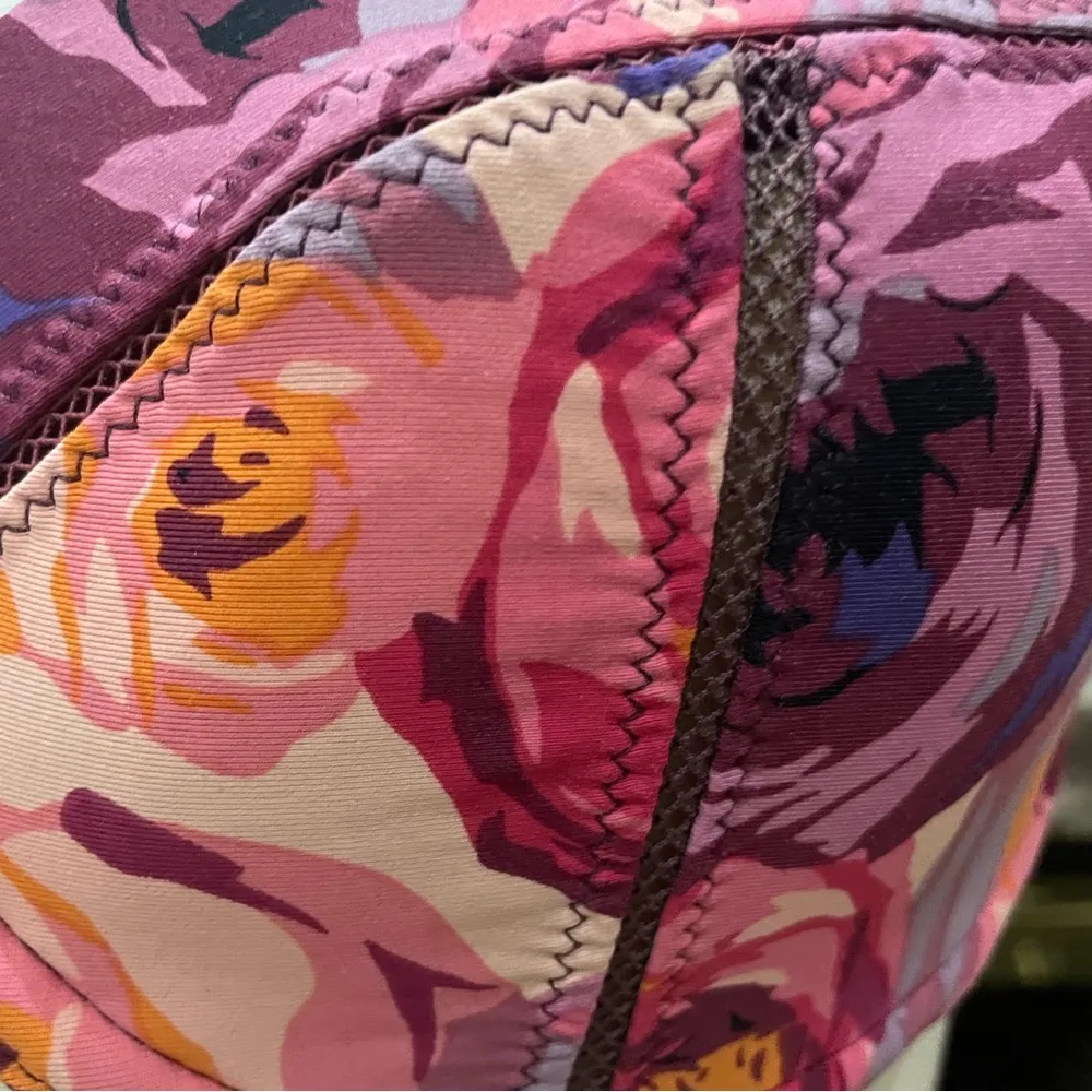 Nanette Lepore pink floral print strapless bikini top / L / Excellent condition - Image 12