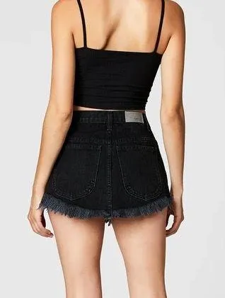 Carmar Black Beatrice Zip Front Skirt - Image 2