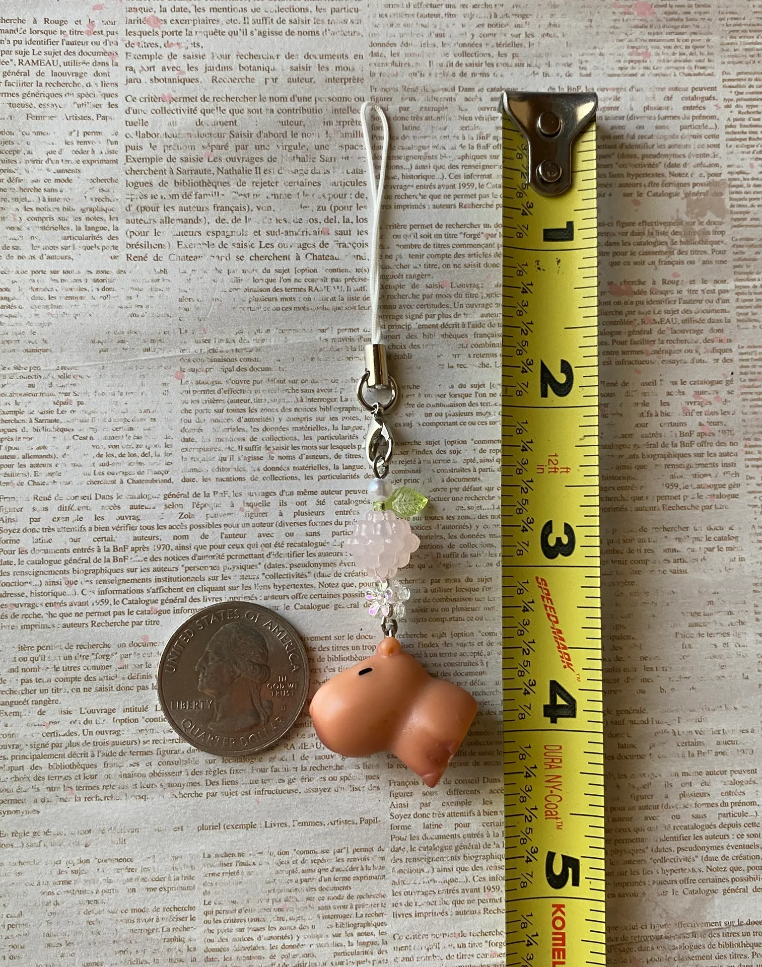Kawaii cute funky y2k capybara phone charm/keychain/bag accessory/car display🌼🍃🌟 - Image 5
