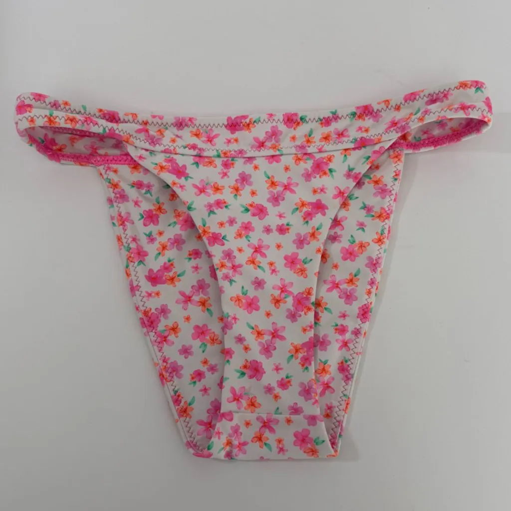 NWOT KULANI KINIS Flamingo Flora Wide Band Bikini Bottom - Image 3