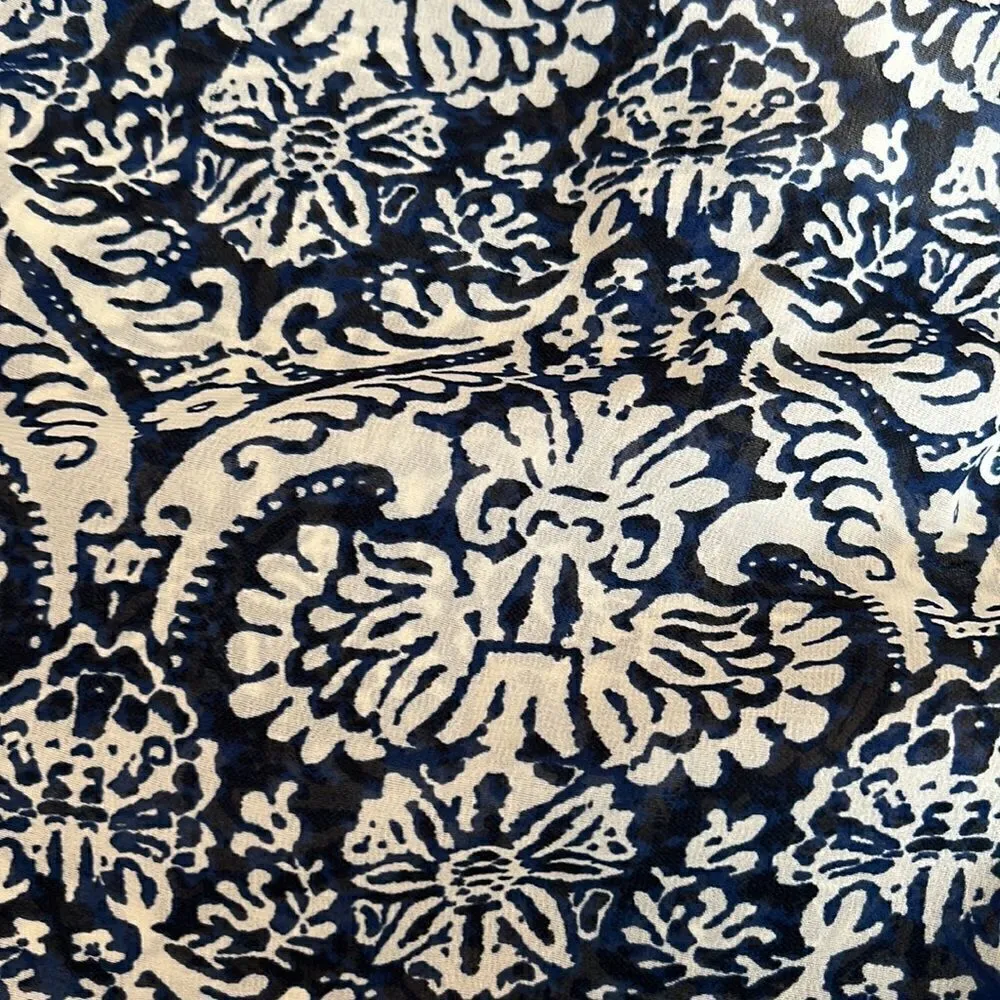 Truth NYC pretty blue and white palazzo pants lined to upper thigh flowy EUC - Image 16