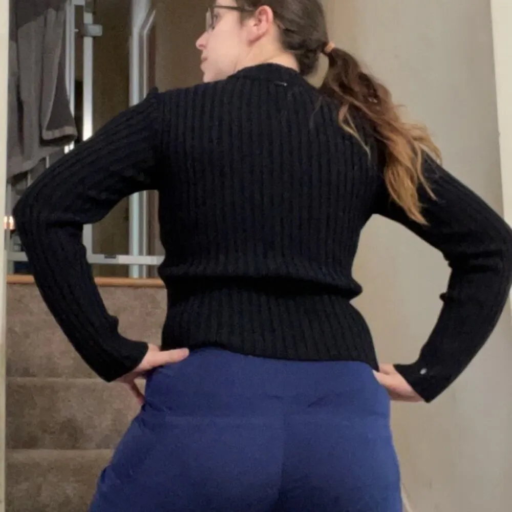 St John black knit zip up - Image 5