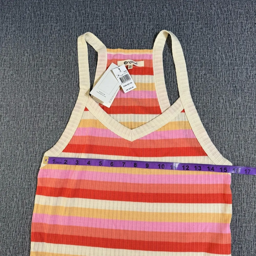 Rip Curl  Day Break Stripe Ribbed Tank Top - Image 15