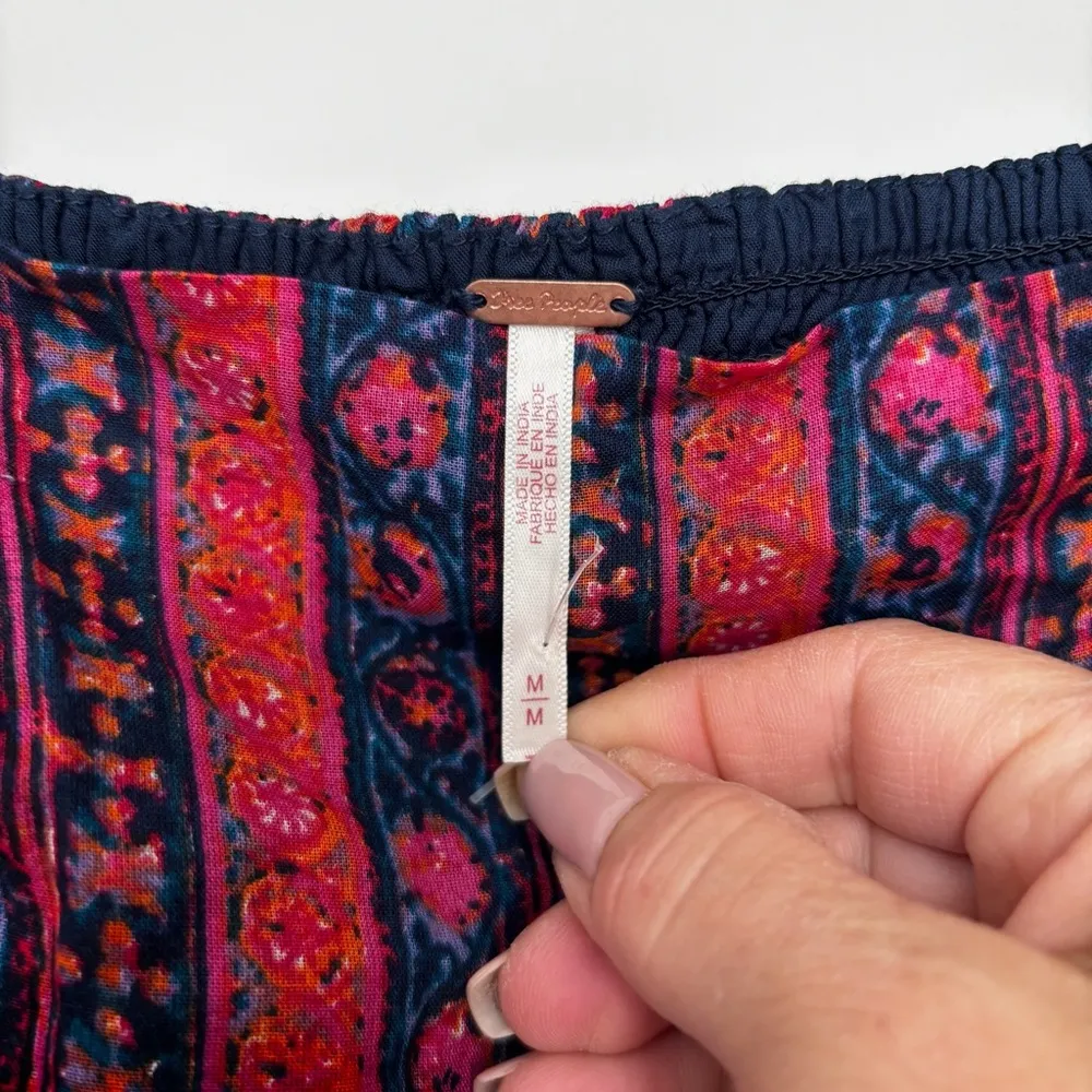 FREE PEOPLE Endless Afternoon Mini Dress in Midnight Combo Size M - Image 5