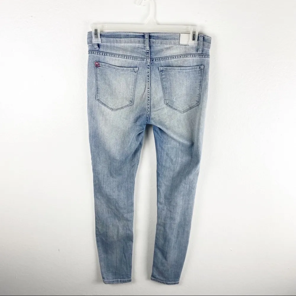 BDG TWIG Light Wash Distressed Ripped Mid Rise Ankle Skinny Jeans, Size 28 - Image 2