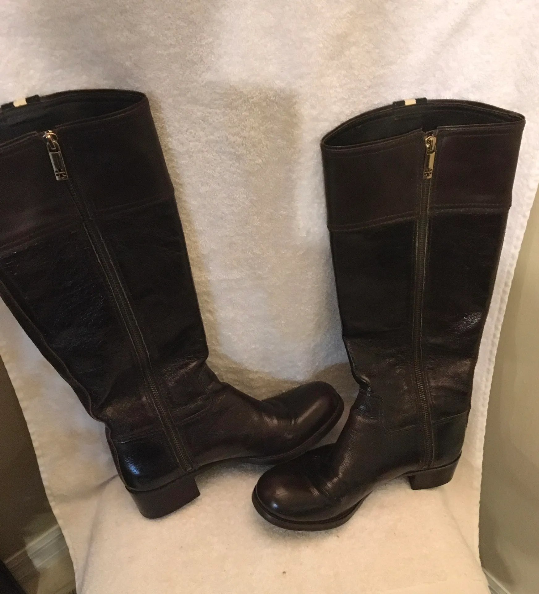 Chocolate Leather Brown Boot - Image 2