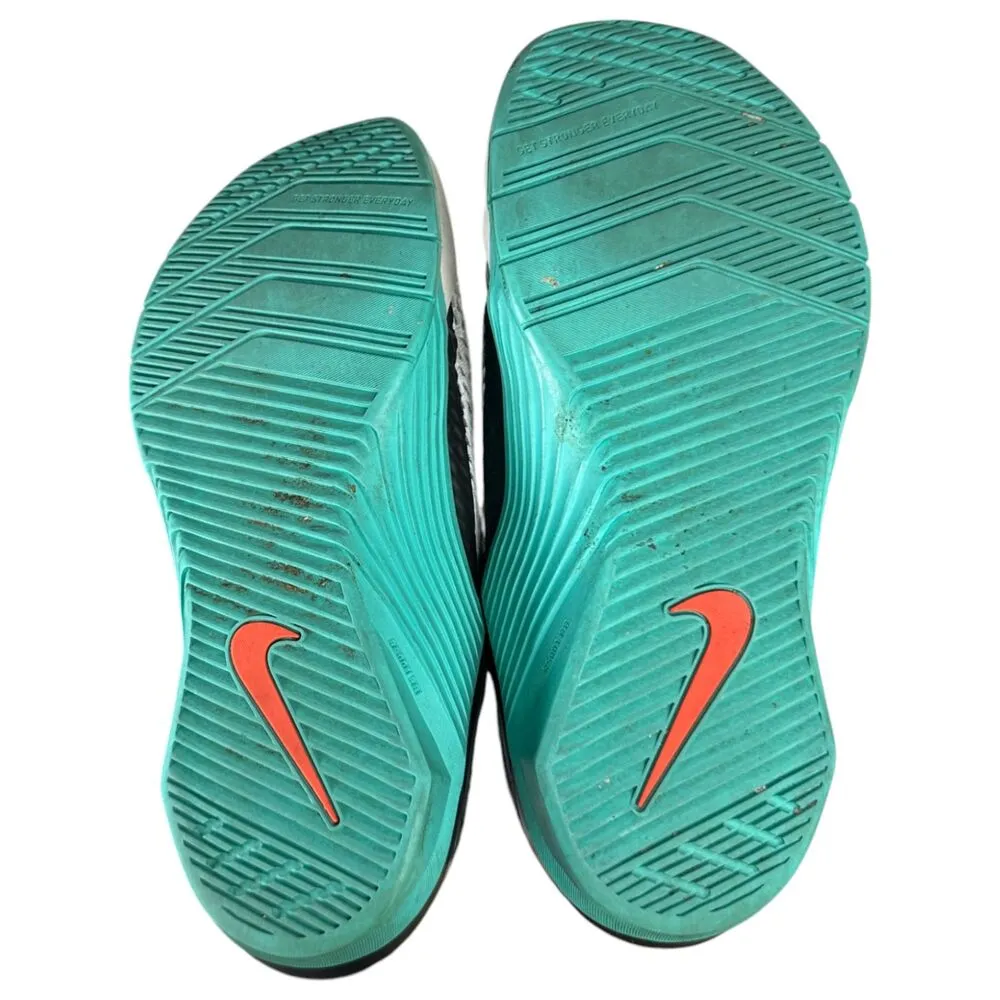 Nike DB3790-020 Metcon 6 Flyease Grey Aqua White Women's Size 6.5 - Image 9