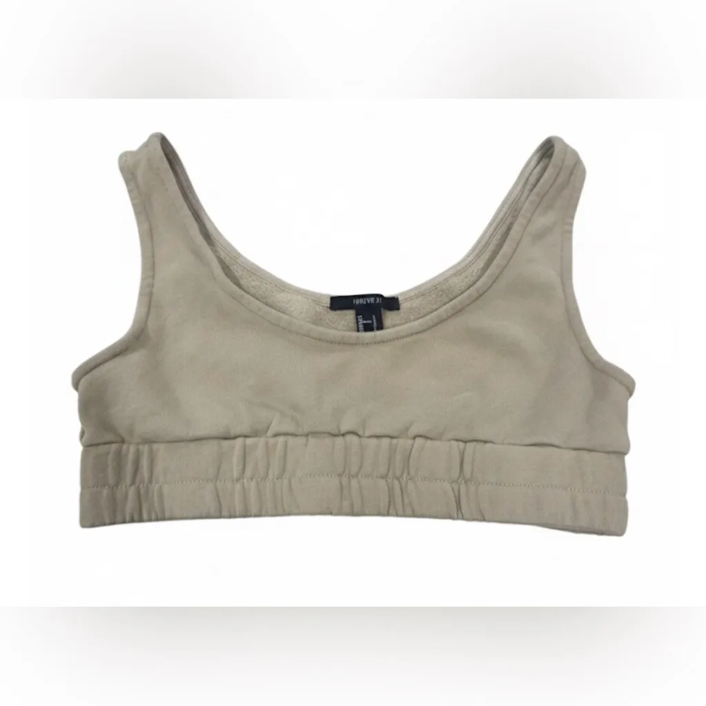 Crop and sports bra bundle size large Yellow - Image 7